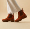 Tımberland Tb0a2hkqch71 Courmayeur Valley Chelsea Medium Brown Nubuck